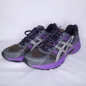 Asics Womens Shoes 10.5 Gel Venture 4 Purple, Black Trail Running